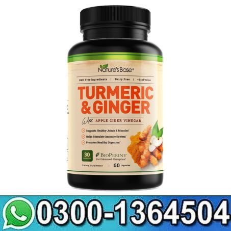 Nature's Base Turmeric Ginger Apple Cider Vinegar In Pakistan