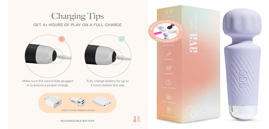 Shop Now Ava Vibrator Wand Sex Toys In Amazon | Ava Vibrator for Women